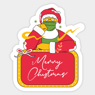 Merry Christmas Santa Claus Sticker